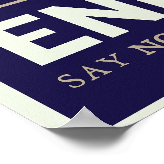 Jefferson End het Fed Poster (Hoek)