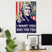 Jefferson End het Fed Poster (Thuiskantoor)