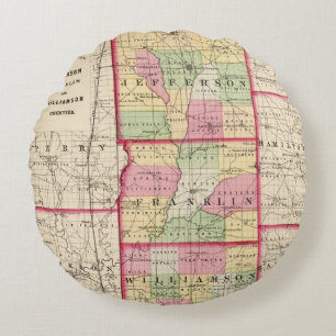 Jefferson, Franklin, Williamson counties Rond Kussen