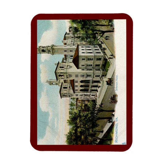Jefferson Hotel, Richmond, VA  Magneet (Verticaal)