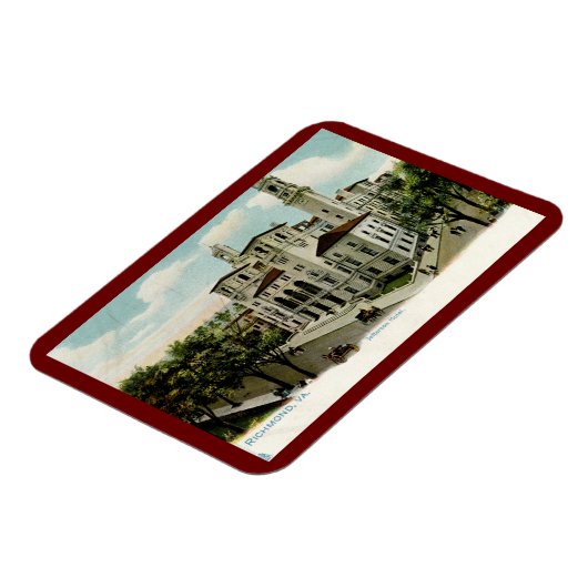 Jefferson Hotel, Richmond, VA  Magneet (Linkerzijde)