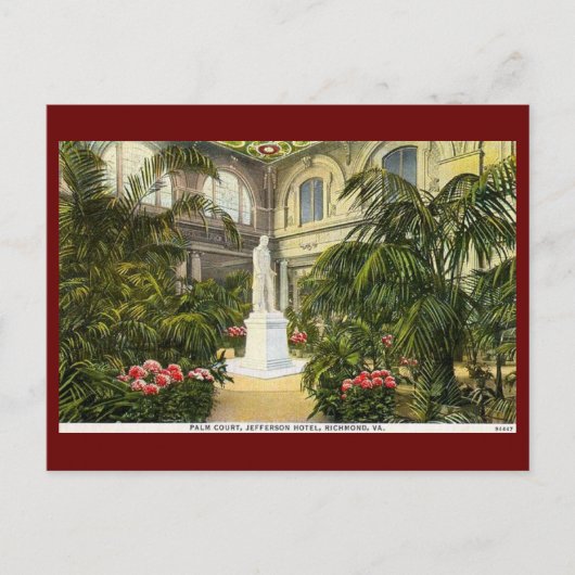 Jefferson Hotel, Richmond, Vintage van Virginia Briefkaart (Voorkant)