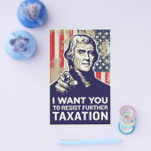 Jefferson, ik wil dat je belastingaangifte doet flyer (Enkel)