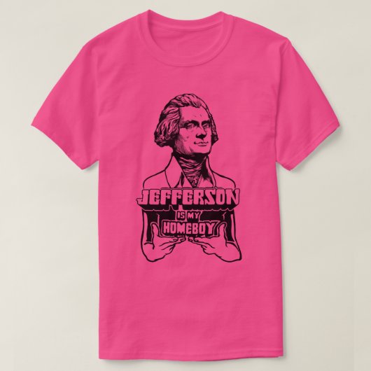 Jefferson is mijn huisjongen t-shirt (Design voorkant)