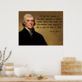 Jefferson Jesus Quote Poster (Keuken)