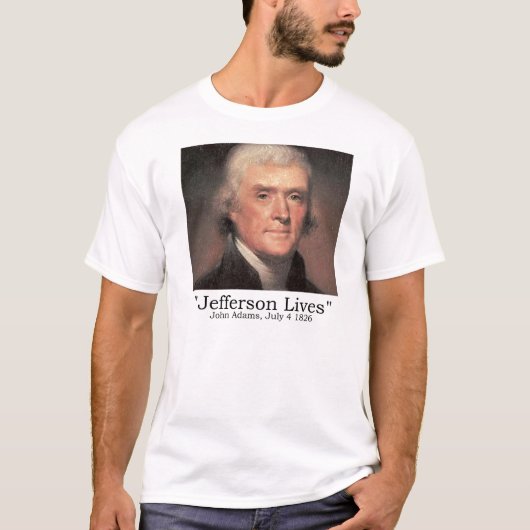 Jefferson leeft! t-shirt (Voorkant)