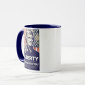 Jefferson Liberty begint met jou! Mok (Voorkant links)