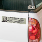 Jefferson Liberty Quote Bumpersticker (Op Truck)