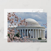Jefferson Memorial Briefkaart (Voorkant / Achterkant)