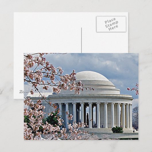 Jefferson Memorial Briefkaart (Voorkant / Achterkant)