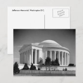Jefferson Memorial Briefkaart (Voorkant / Achterkant)