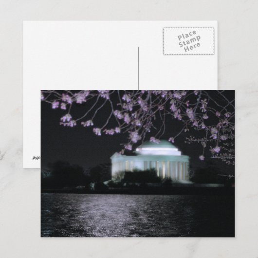 Jefferson Memorial Briefkaart (Voorkant / Achterkant)