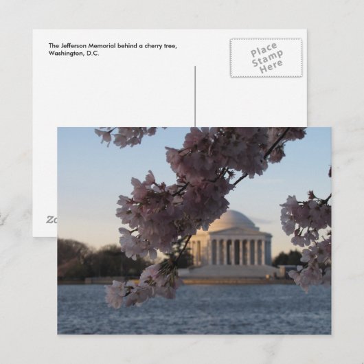 Jefferson Memorial Briefkaart (Voorkant / Achterkant)
