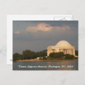 Jefferson Memorial Briefkaart (Voorkant / Achterkant)
