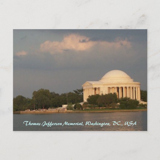 Jefferson Memorial Briefkaart (Voorkant)