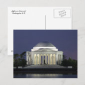 Jefferson Memorial Briefkaart (Voorkant / Achterkant)