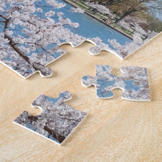 Jefferson Memorial in lente Legpuzzel (Zijkant)