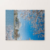 Jefferson Memorial in lente Legpuzzel (Horizontaal)