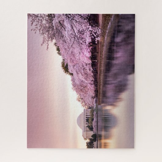 Jefferson Memorial in lente Legpuzzel (Verticaal)