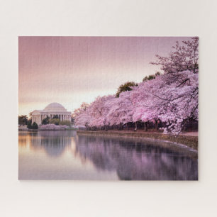 Jefferson Memorial in lente Legpuzzel