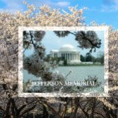 Jefferson Memorial, Kersenbloesems, Tidal Basin Briefkaart