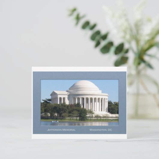 Jefferson Memorial Post Kaart (Staand voorkant)