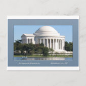 Jefferson Memorial Post Kaart (Voorkant)