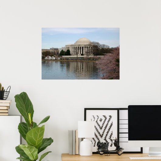 Jefferson Memorial Poster (Thuiskantoor)