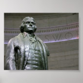 Jefferson memorial ststue poster (Voorkant)