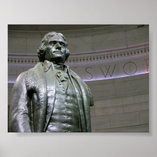 Jefferson memorial ststue poster (Voorkant)