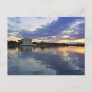 Jefferson Memorial Sunset Briefkaart