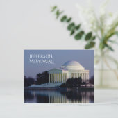Jefferson Memorial viert 250 jaar Briefkaart (Staand voorkant)