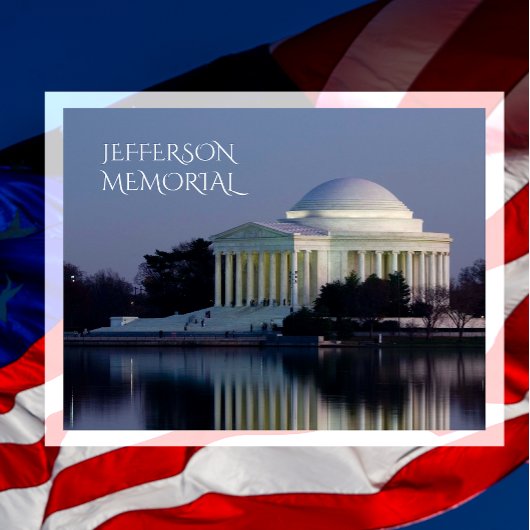 Jefferson Memorial viert 250 jaar Briefkaart