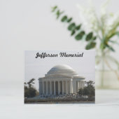Jefferson Memorial Washington DC 001 Briefkaart (Staand voorkant)