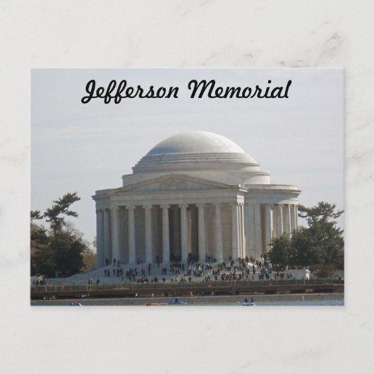 Jefferson Memorial Washington DC 001 Briefkaart (Voorkant)