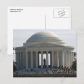Jefferson Memorial Washington DC 002 Briefkaart (Voorkant / Achterkant)