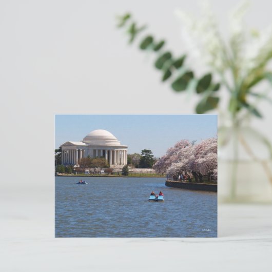 Jefferson Memorial Washington DC Briefkaart (Staand voorkant)