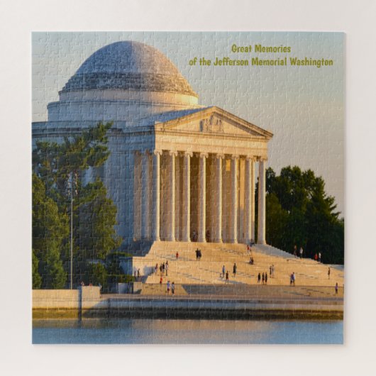 Jefferson Memorial Washington DC. Jigzaag Puzzle Legpuzzel (Verticaal)