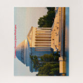 Jefferson Memorial Washington, kerstgroet Legpuzzel (Verticaal)