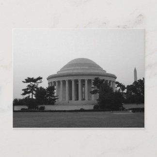 Jefferson Memorial Washington Monument Briefkaart