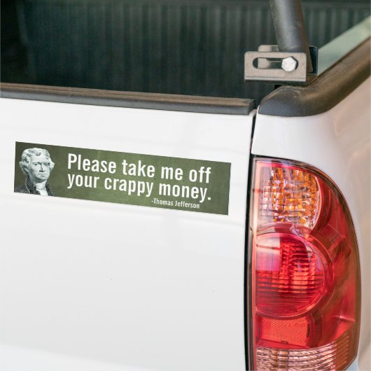 Jefferson Money Bumpersticker (Op Truck)