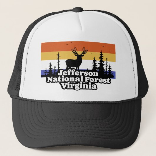 Jefferson National Forest Virginia Trucker Pet (Voorkant)