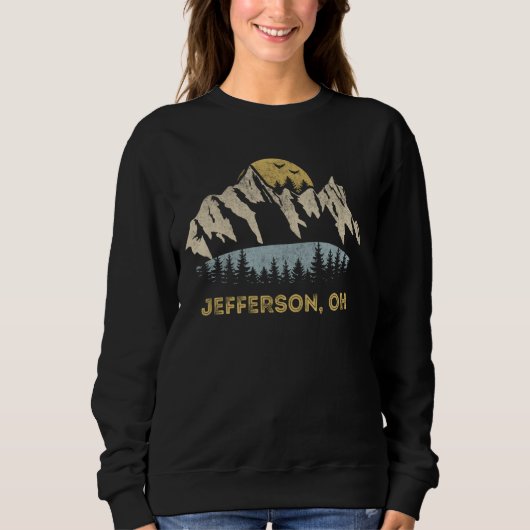 Jefferson Ohio Mountain Sunset Sunrise OH Trui (Voorkant)