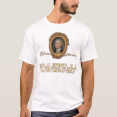 Jefferson op papier t-shirt (Voorkant)