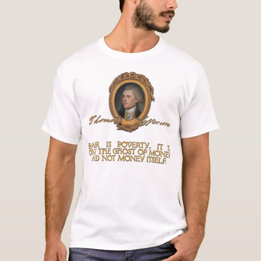 Jefferson op papier t-shirt (Voorkant)
