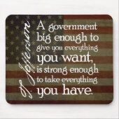 Jefferson: Pas op voor Big Government Muismat (Voorkant)