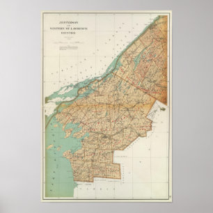 Jefferson, provincie St Lawrence Poster