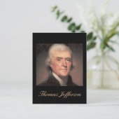 Jefferson quote Briefkaart (Staand voorkant)