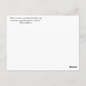 Jefferson quote Briefkaart (Achterkant)