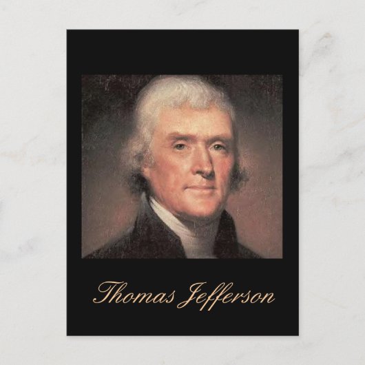 Jefferson quote Briefkaart (Voorkant)